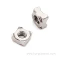 Stainless steel Square Spot Four Corners Weld Nuts